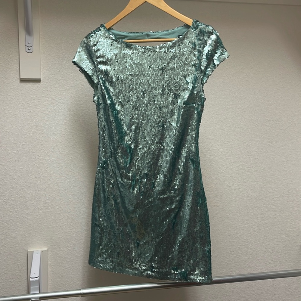Zara sequin dress